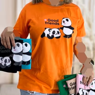 تیشرت جذاب پاندا ها
