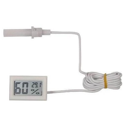 دماسنج و رطوبت سنج دیجیتالی LX- 8011 رنگ مشکی