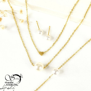 نیمست استیل دولاین مروارید دار