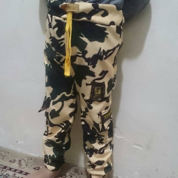 حراج شلوار ارتشی پسرانه جیب دار در دو رنگ