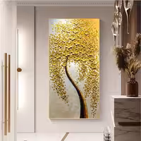 تابلو نقاشی دکوراتیو گل برجسته تمام کار دست