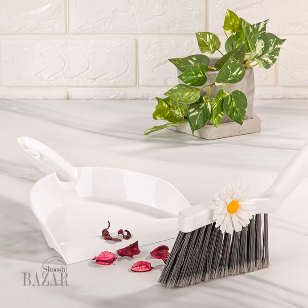 ست فرچه و خاک انداز فانتزی لیمون کد 1482