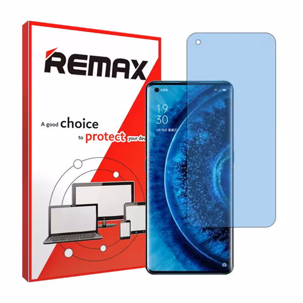 گلس اوپو Find X2 مدل هیدروژلی مات آنتی بلو برند ریمکس کد S