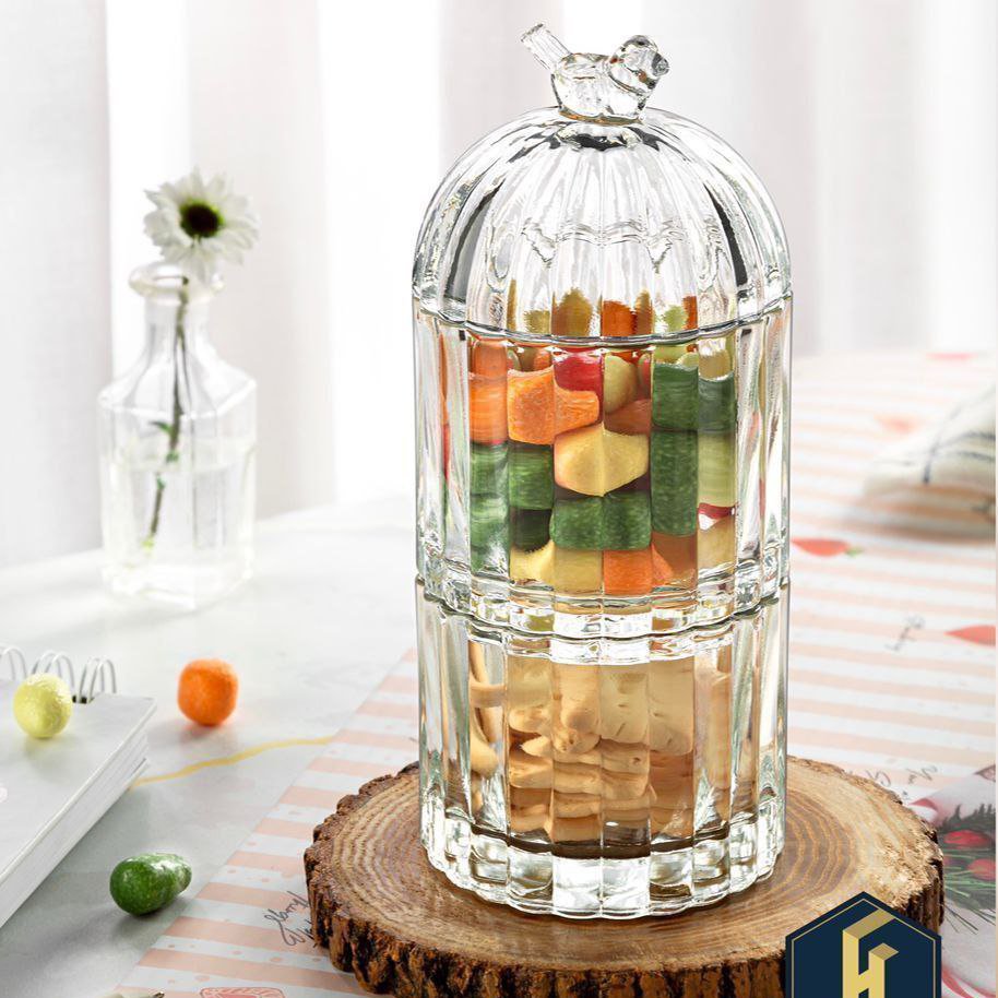 شکر خوری 2 طبقه درب دار بلبل برند هلگا
مناسب استفاده برای پاستیل خوری شکلات خوری
