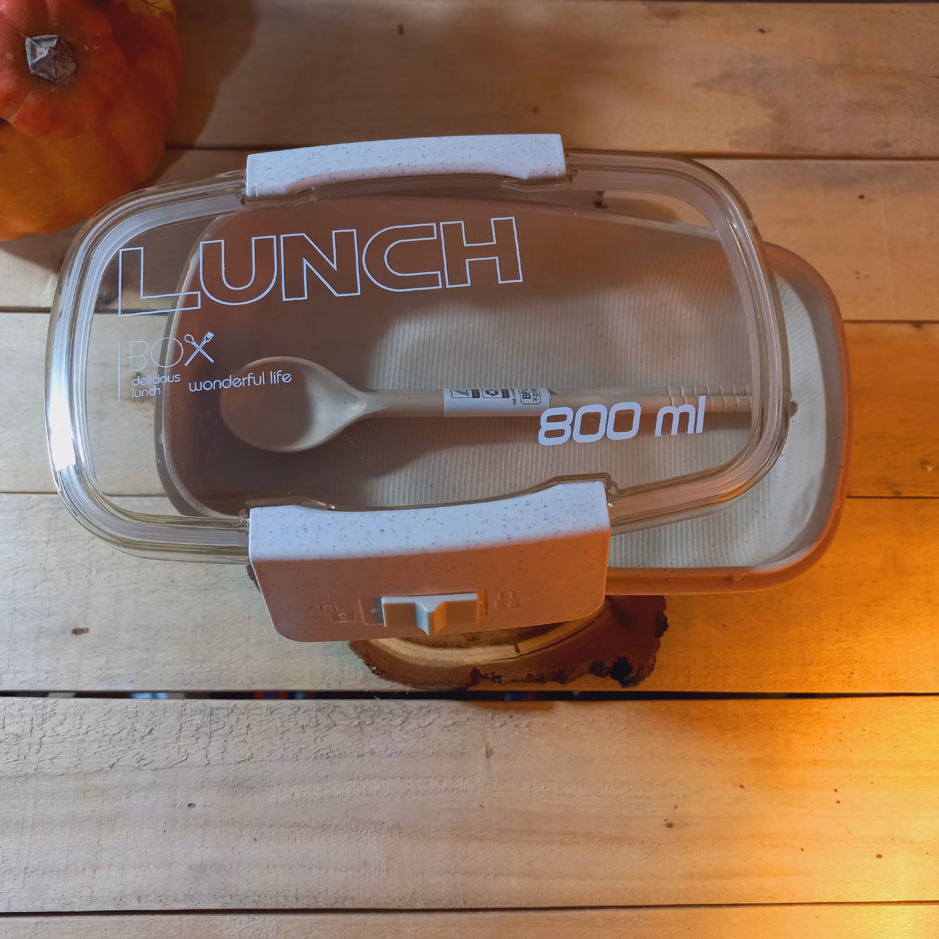 ظرف غذا-  از جنس بامبو- سبک و مقاوم - در 2 طبقه- قابل استفاده در ماکروویو 