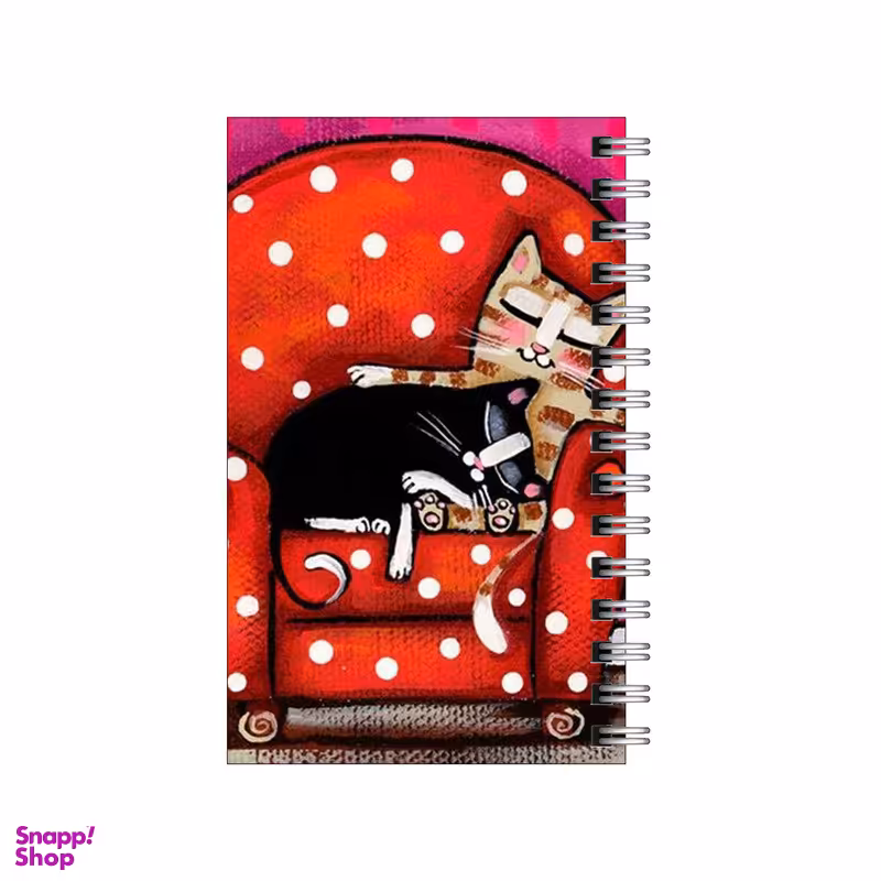 دفترچه یادداشت 60 برگ مدل To Do List طرح گربه روی مبل نشیمن کد 6773350