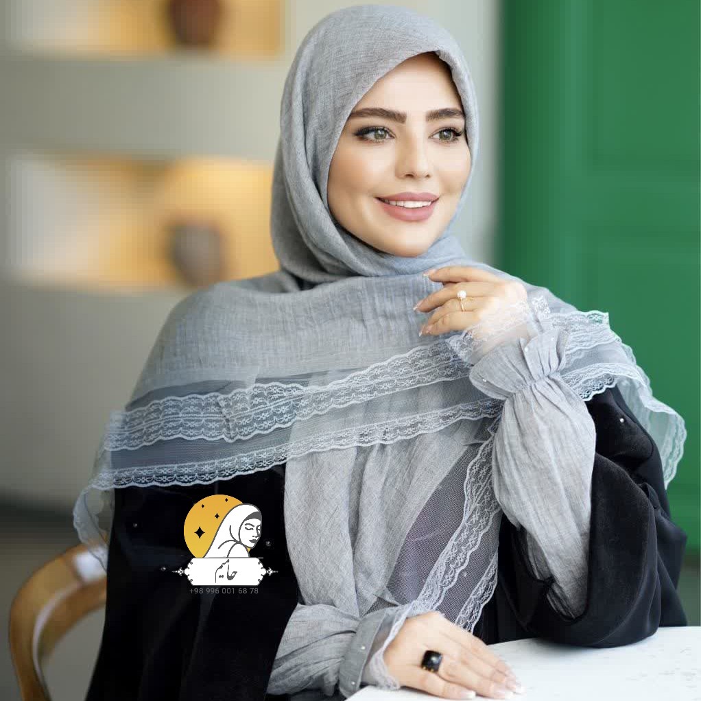 روسری نخی با ساق
