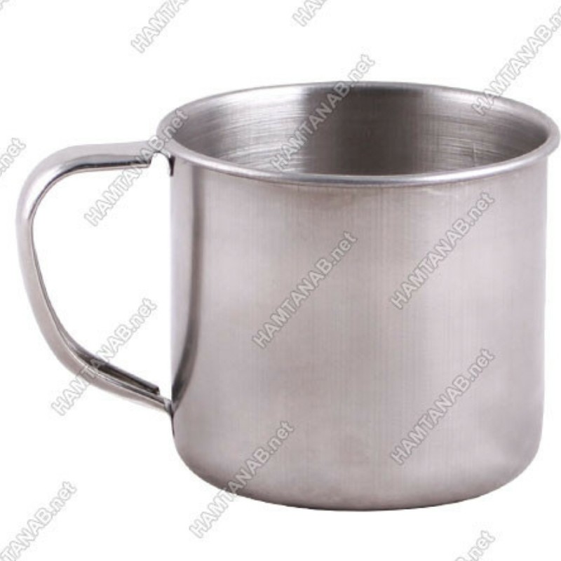 لیوان استیل دسته دار کوچک