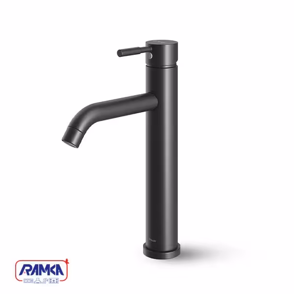 شیر روشویی پایه بلند شودر مدل مارینو مشکی