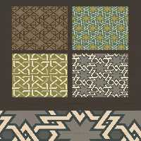 وکتور طرح پترن های اسلامی شمسه شماره 01 - گرافیک با طعم تربچه