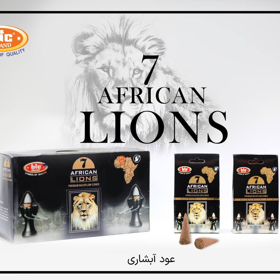 عود آبشاری شیر lion برند bic اصلی
