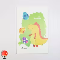 دفتر مشق40 برگ طرح دایناسور سرو