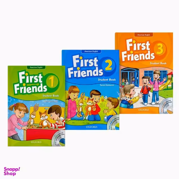 کتاب American English First Friends اثر Susan Iannuzzi انتشارات Oxford 3 جلدی