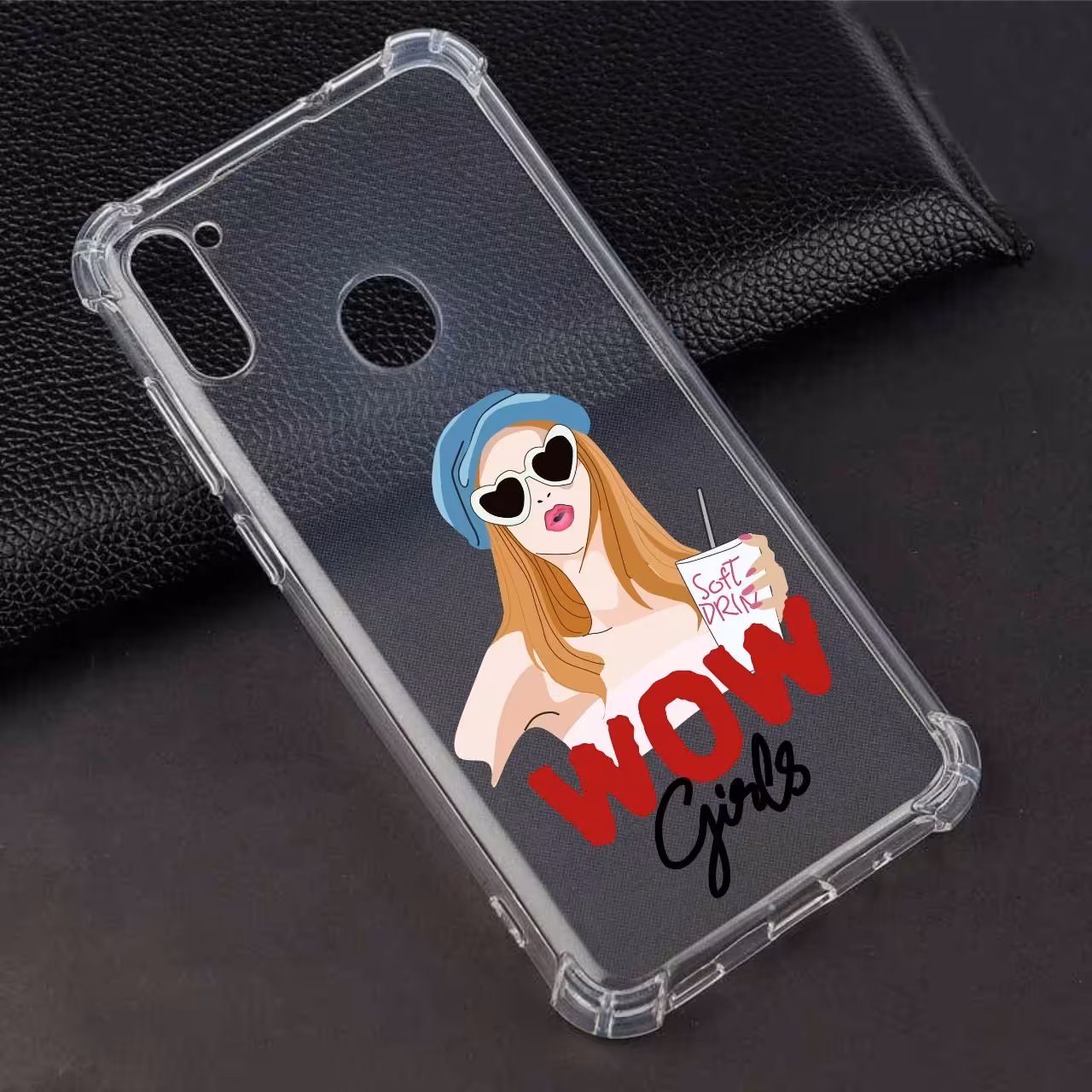 قاب طرحدار موبایل با طرح کد 2395