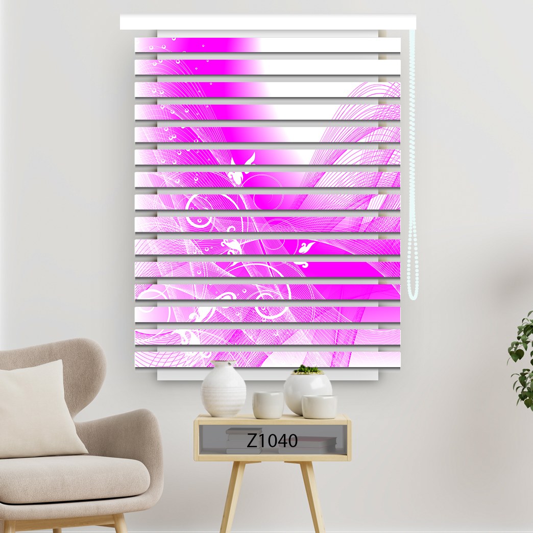 پرده زبرا چاپی عرض 150 ارتفاع 150 کد 1040