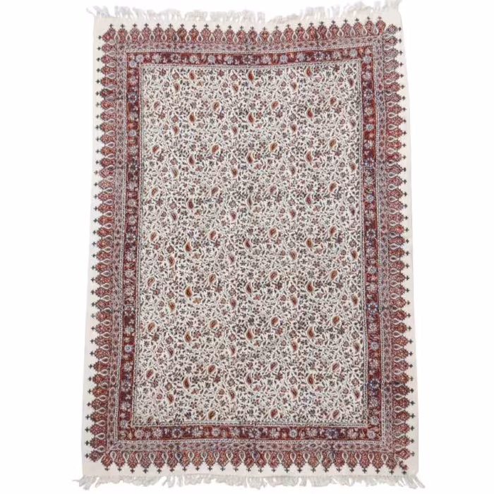 رومیزی قلمکاری ممتاز اصفهان سایز 150 در 100 سانتی متر