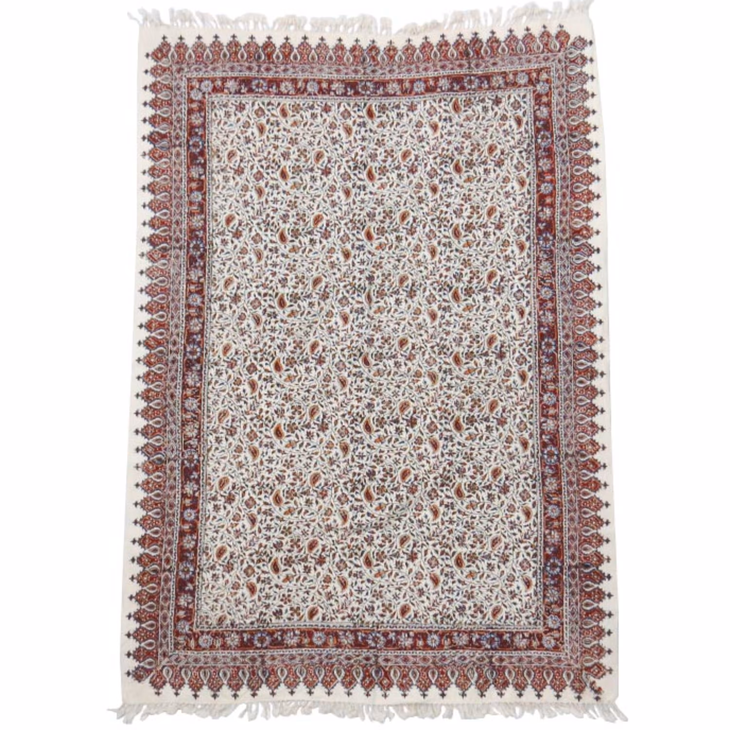 رومیزی قلمکاری ممتاز اصفهان سایز 150 در 100 سانتی متر