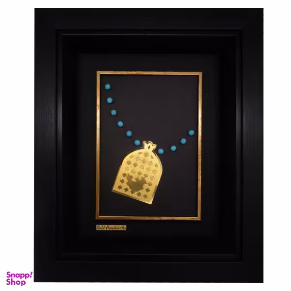 تابلو طلا کوب زرکات طرح مرغ آمین مدل F148