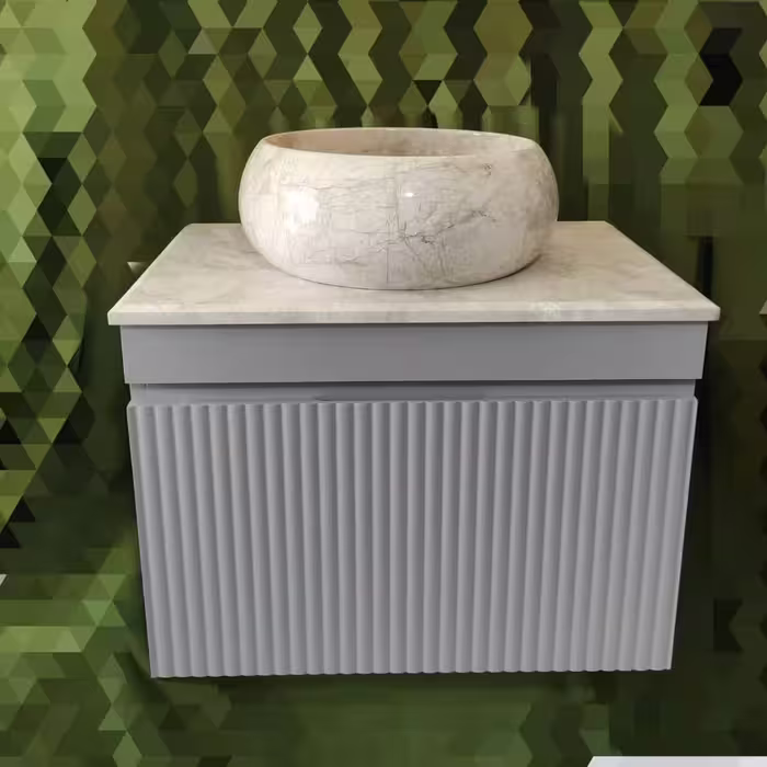 روشویی طوسی امباس سنگ طبیعی
