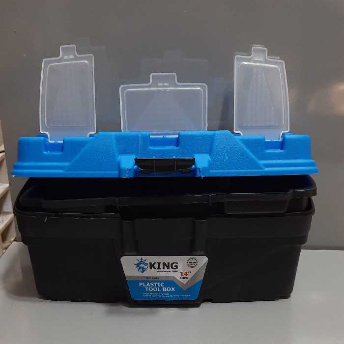 جعبه ابزار پلاستیکی14 اینچ کینگ