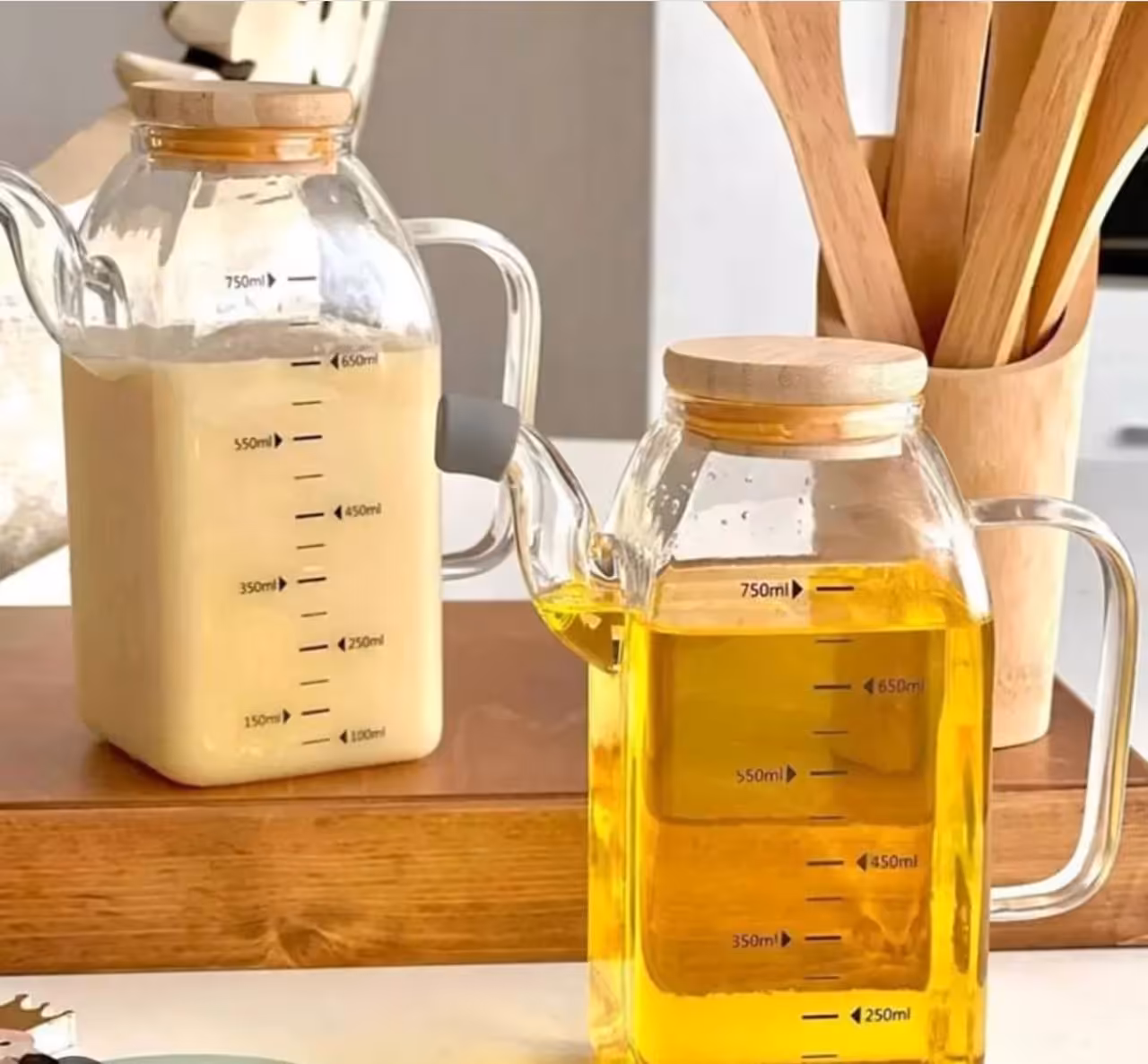 روغن ریز پیرکس درب چوبی مربع  1000 میل