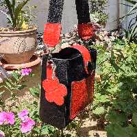 کیف رودوشی زنانه چرم طبیعی دست دوز   پریا     کد   pwb 0055