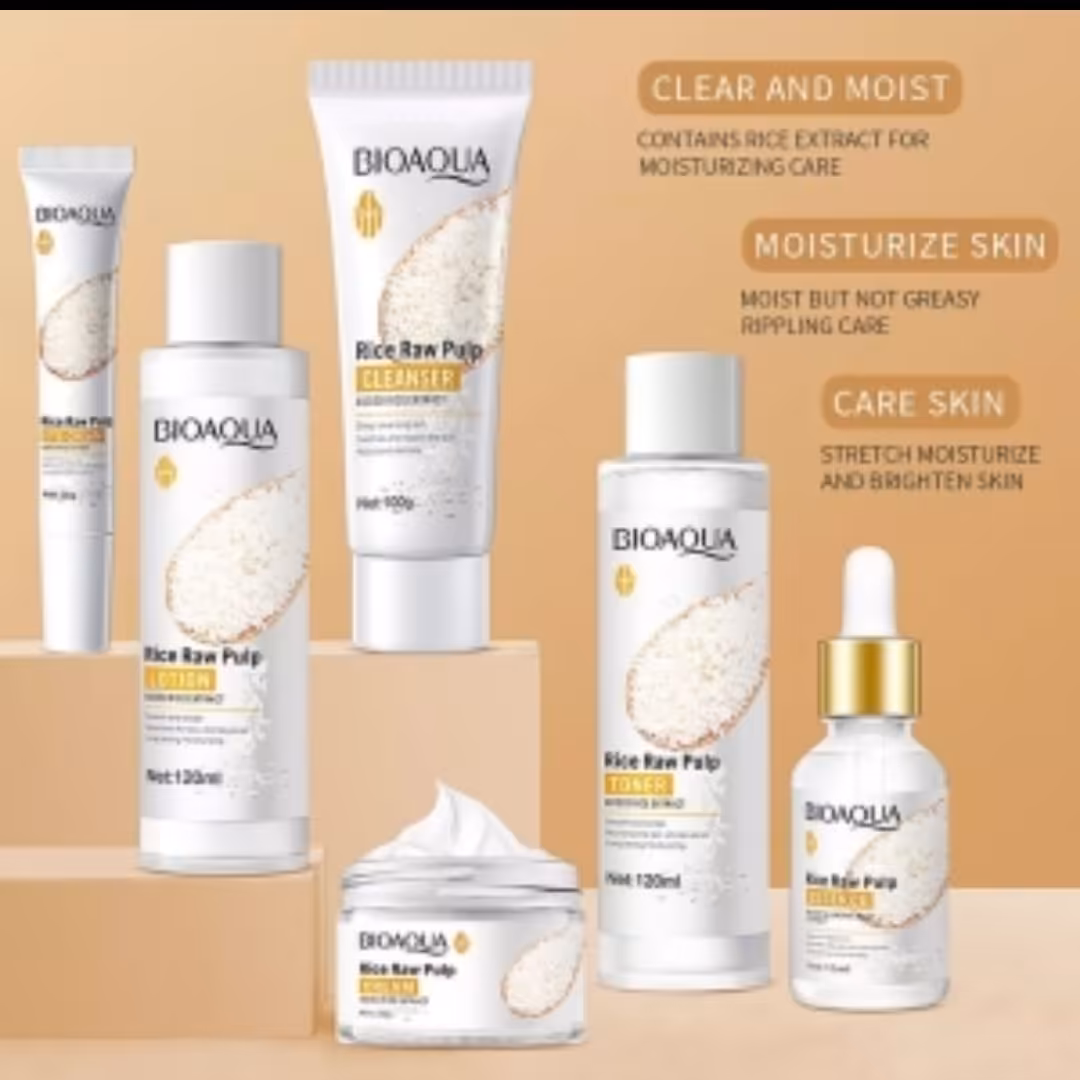 پک کامل روتین پوستی برنج