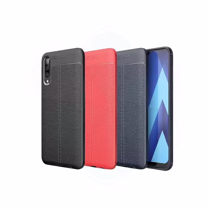 کاور طرح چرمی اتو فوکوس گوشی سامسونگ Samsung Galaxy A70