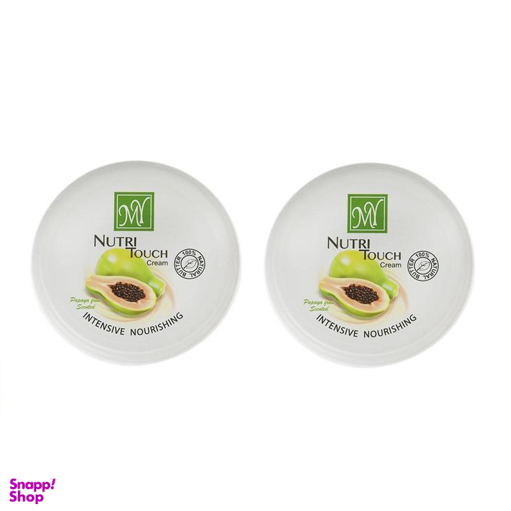 کرم مرطوب کننده مای (My) مدل Nutri Touch حجم 200 میلی‌لیتر مجموعه 2 عددی