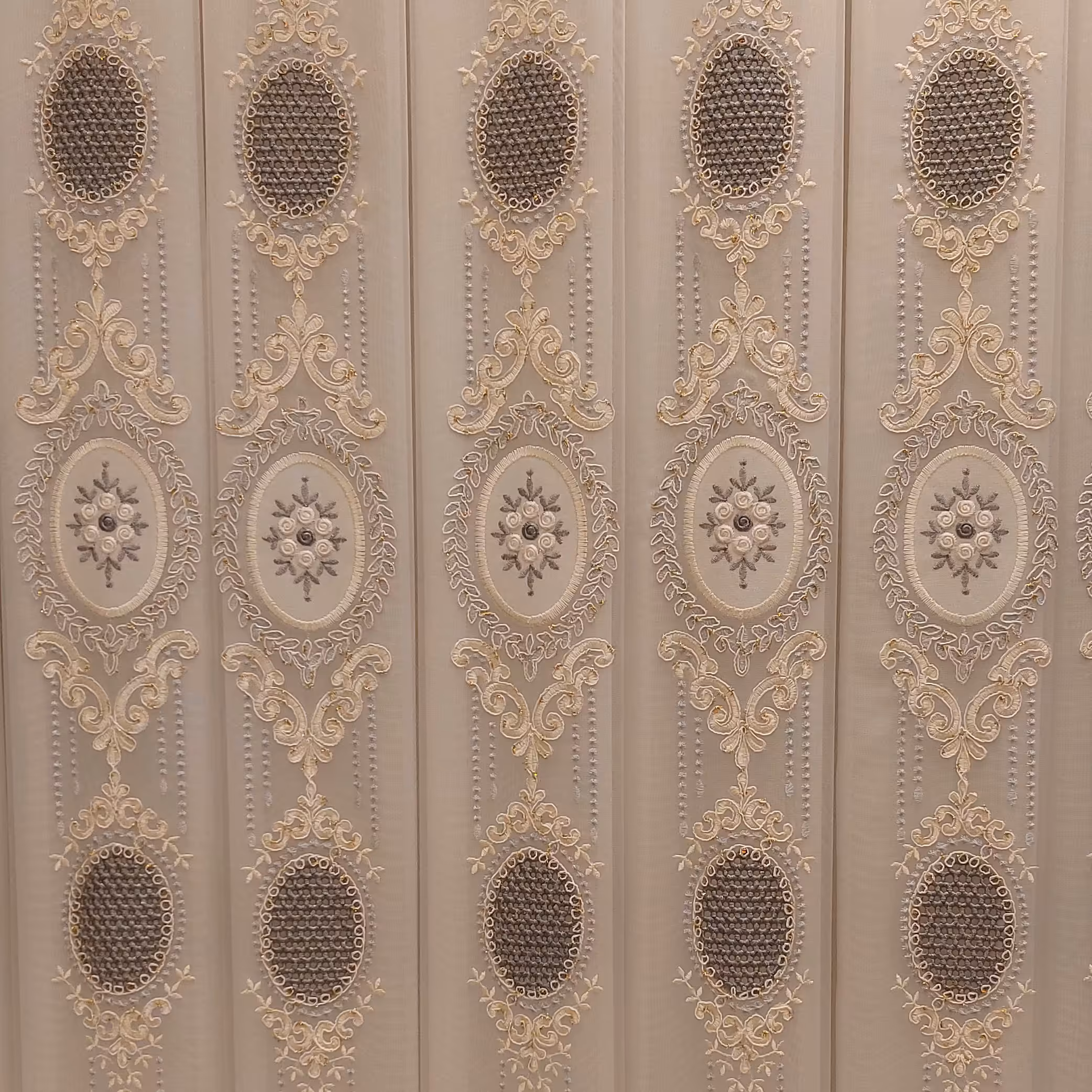 پرده پذیرایی تور قلاب بافی ترک