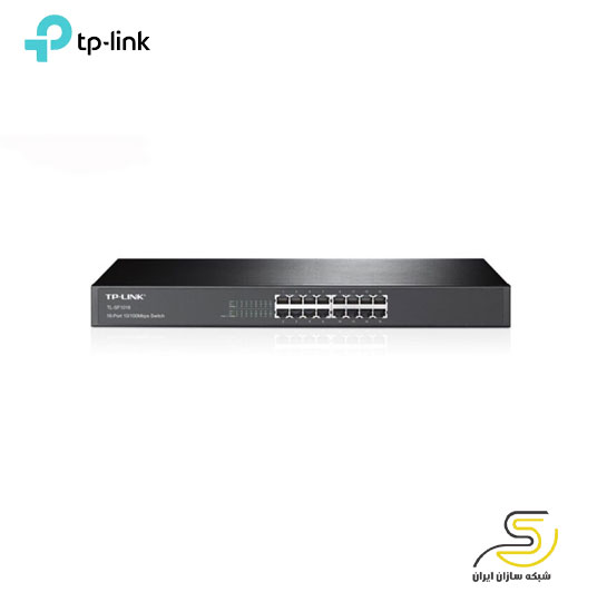 سوئیچ 16 پورت مگابیتی و رکمونت تی پی ینک مدل TL-SF1016