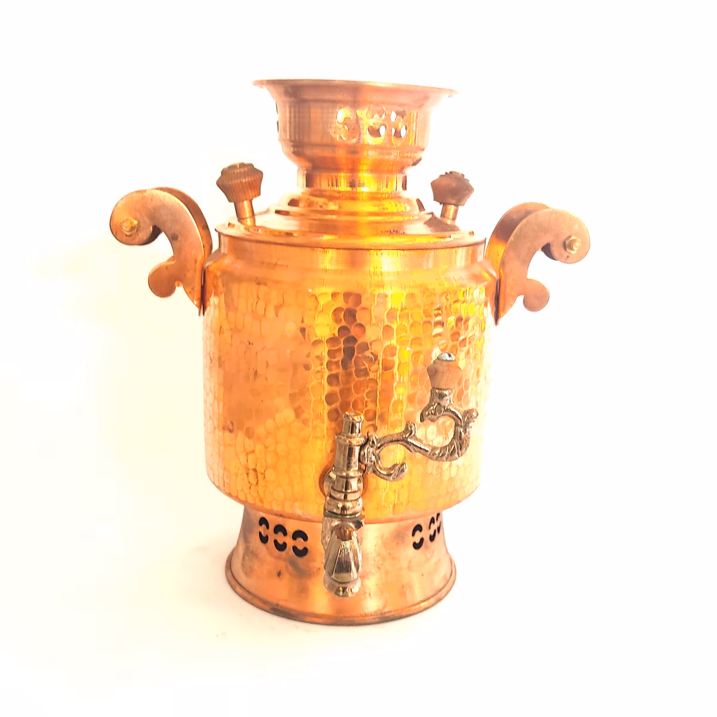 کتری روگازی شیردار مسی 