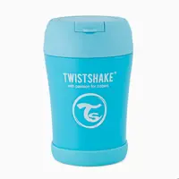 فلاسک غذای استیل 350 میل آبی تویست شیک twistshake