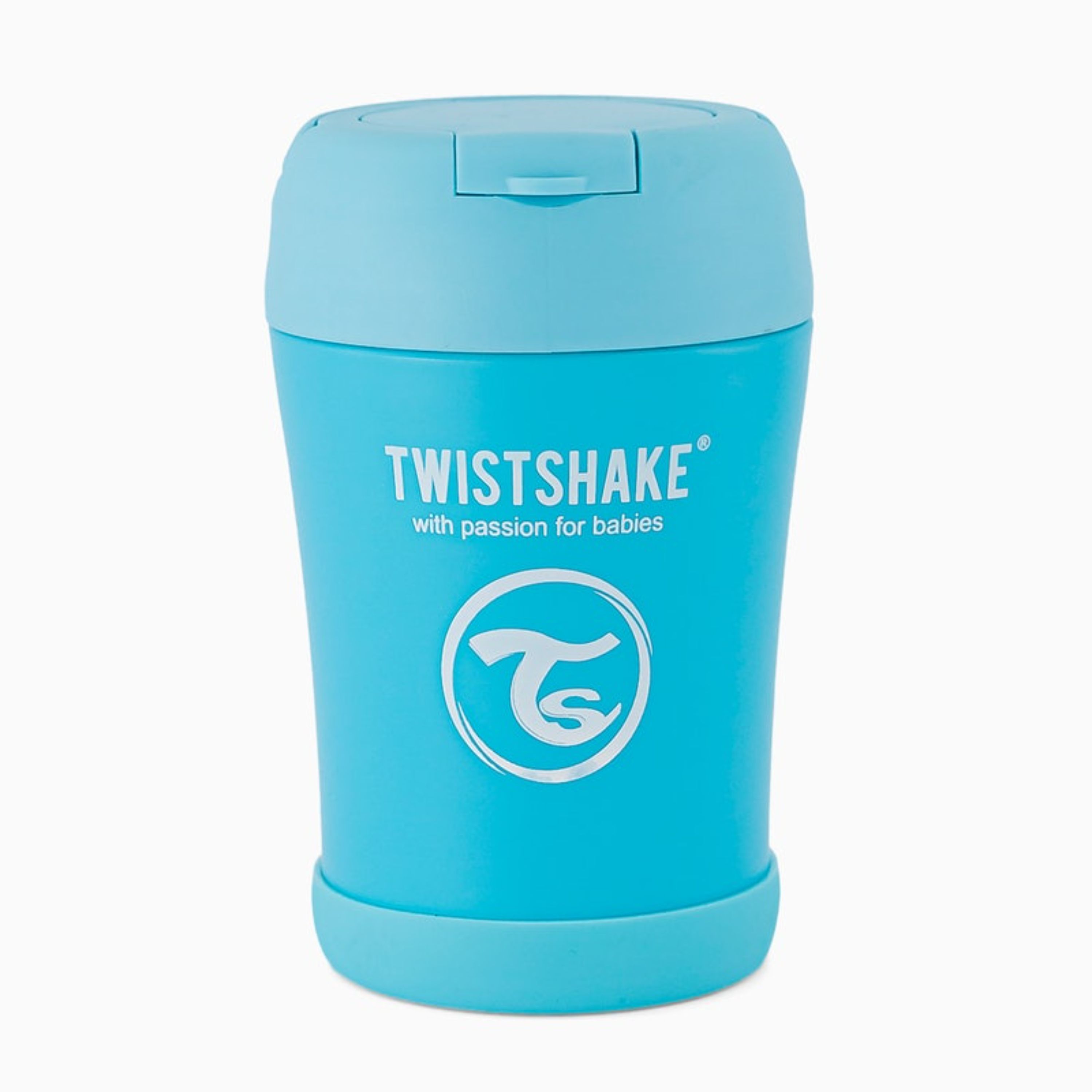فلاسک غذای استیل 350 میل آبی تویست شیک twistshake