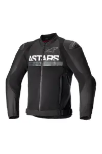 کاپشن موتورسوار مشکی مردانه SMX AIR محافظت شده از موتور سیکلت سیاه Alpinestars