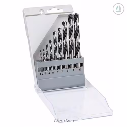 ست 10 عددی مته فلز بوش مدل X-Pro بقطر1-10 میلیمتر