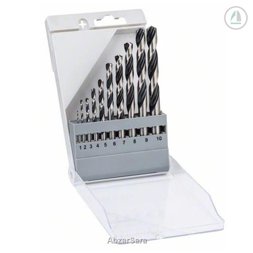 ست 10 عددی مته فلز بوش مدل X-Pro بقطر1-10 میلیمتر