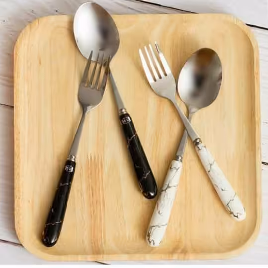 قاشق و چنگال ماربل 12پارچه