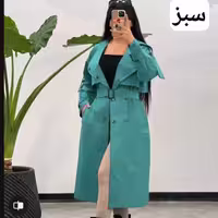 مانتو اسپرت زنانه میکرو کمربنددار مدل بلند پینار فریسایز تا 48