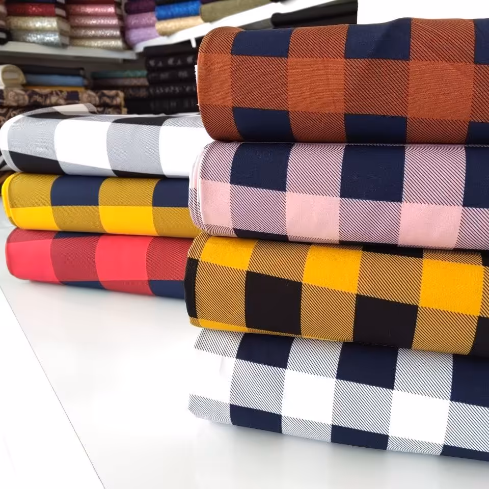 پارچه مازراتی چهارخانه 