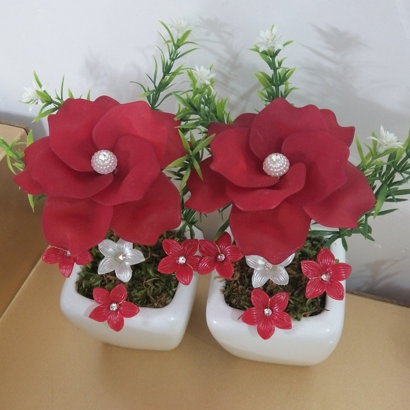 پک دو تایی گلدان های زیبا