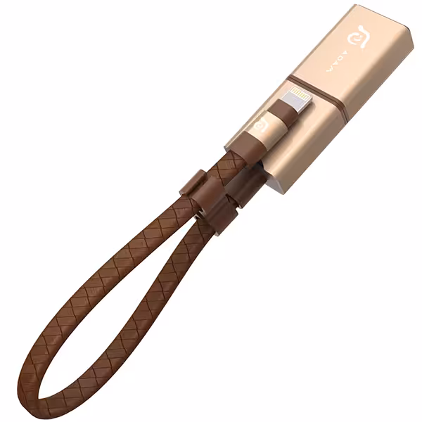 آدام المنتس کارت خوان لایتنینگ مدل iKlips Wizard - طلایی - Hiapple.ir