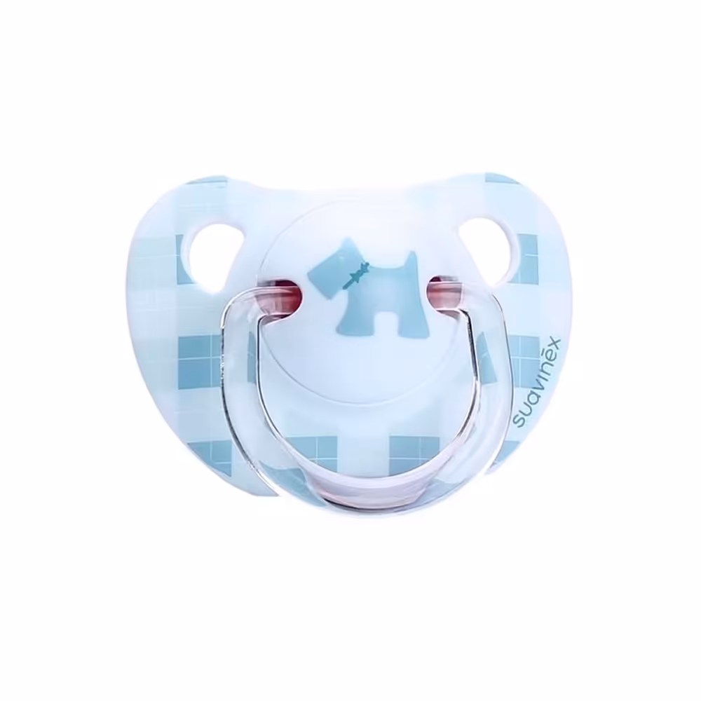 پستانک 0-6 ماه آناتومیک سواوینکس suavinex مدل پیچازی آبی