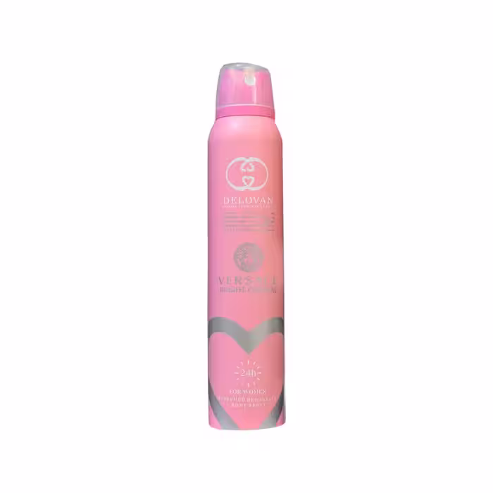 
اسپری خوشبو کننده بدن مردانه دلوان مدل versace حجم 200 میلی لیتر   اسپری دلوان    اسپری خوشبوکننده بدن دلوان 