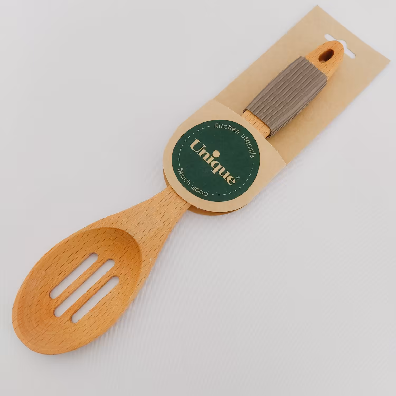 کفگیر چوبی یونیک دسته سیلیکون کد یک مدل UN-1110