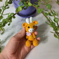 آویز عروسکی زرافه