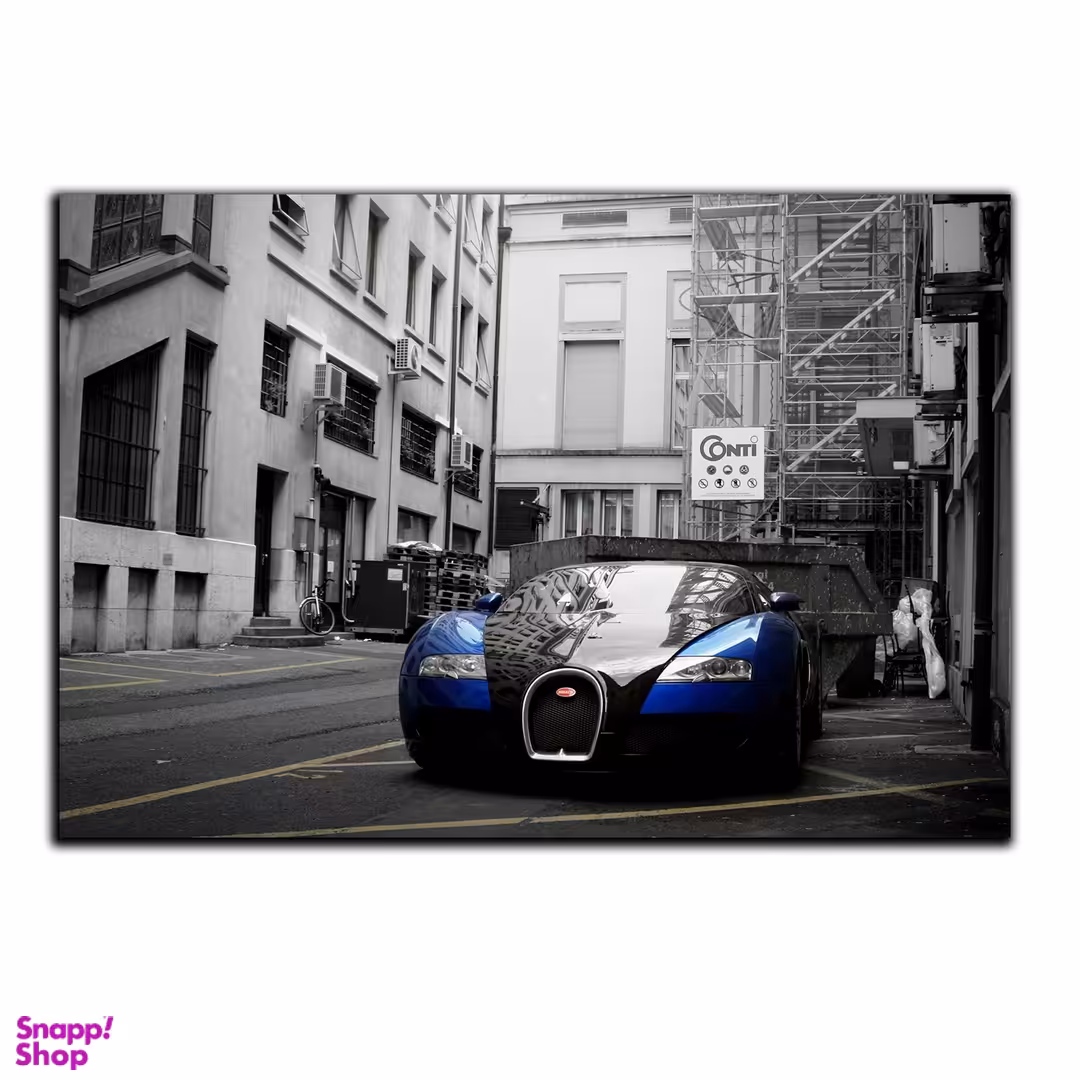 تابلو شاسی بکلیت طرح ماشین بوگاتی مدل SH-4637