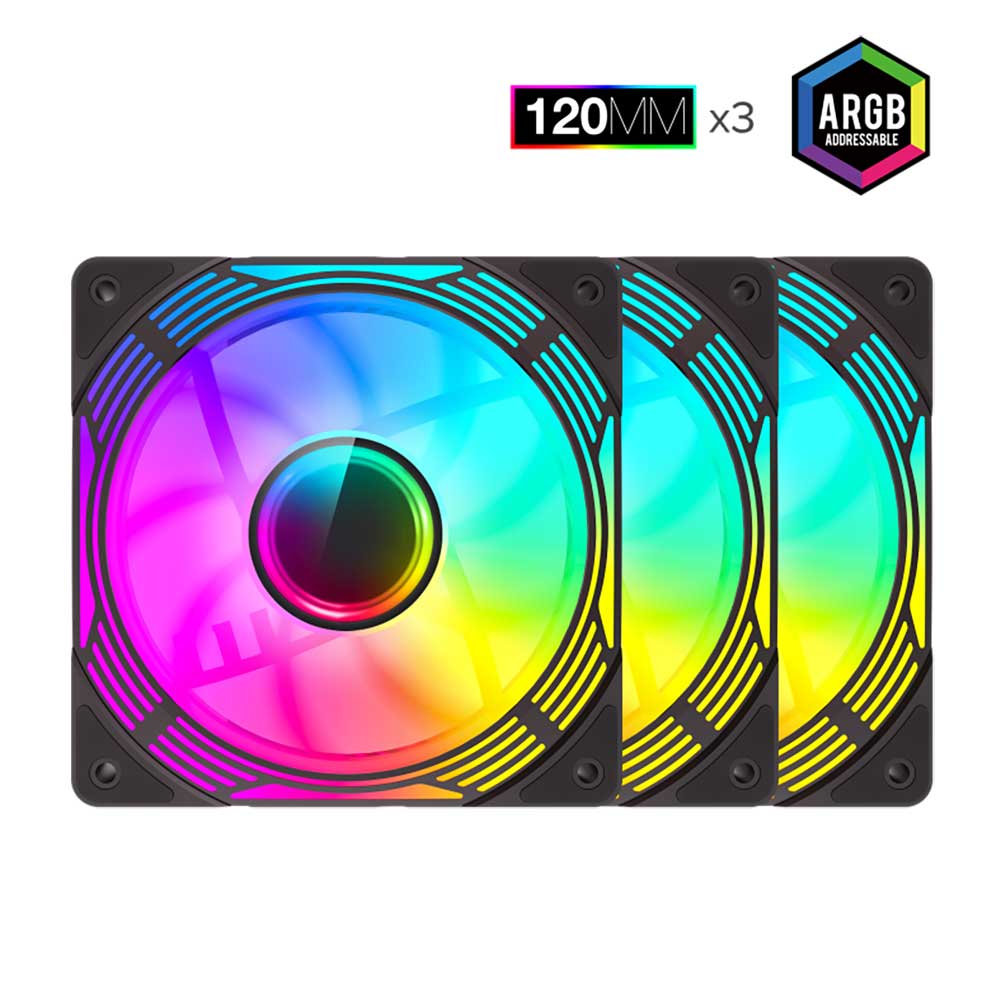 فن کیس گیم مکس GAMEMAX KF300R BK