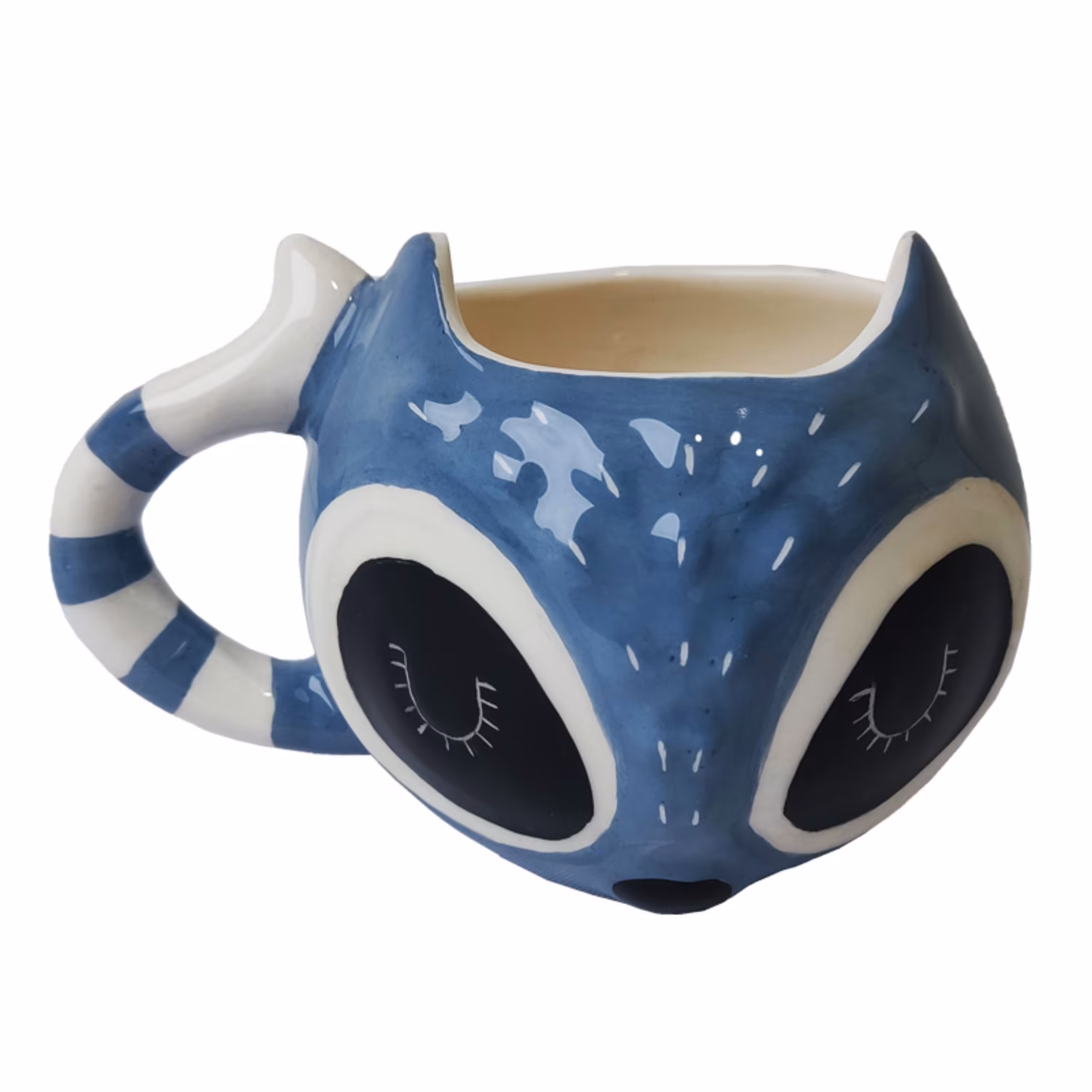 ماگ فانتزی سر راکون سرامیکی کد 3412