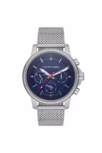 ساعت خاکستری مردانه USPA 102002 اورجینال U.S. Polo Assn.